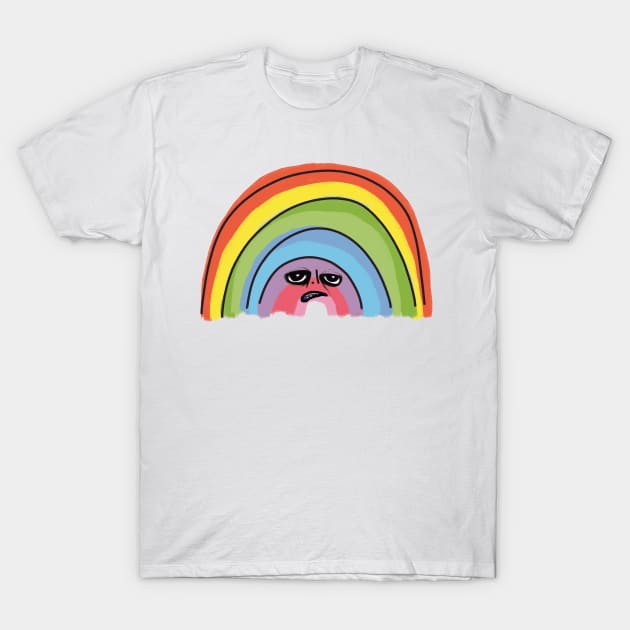 Rainbow But Tired T-Shirt by 3ET3